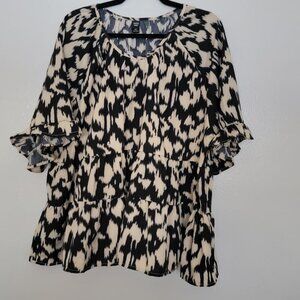 NWOT | Shein Curve Peplum Blouse | Size 4XL